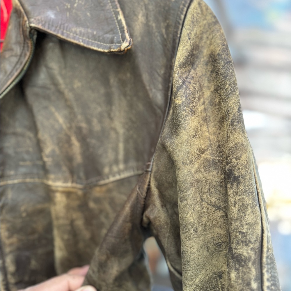 Rare Vintage leather Coat